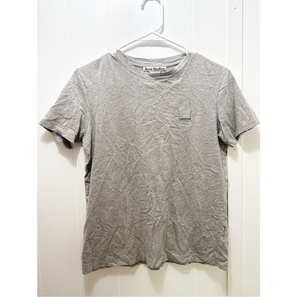 Acne studios taline face short sleeve gray size extra small